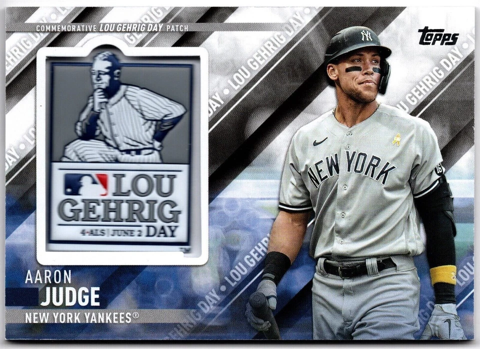 2022 Topps Update Commemorative Special Event Gehrig Patch AARON JUDGE #SEP-AJ - Image 1 of 1