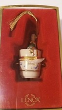 Lenox Celebrate 2000 Commemoraive Champagne Box Ornament New