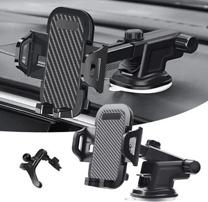 Car Phone Holder Universal Dashboard Windshield Mount Sucker Telephone for GPS - Picture 1 of 13