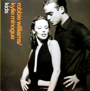 Robbie Williams / Kylie Minogue Kids  import CD single w/ color prints 2000 NM - Picture 1 of 3