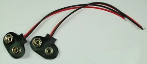 2 x 9V Battery Bateria click snap - Imagen 1 de 1