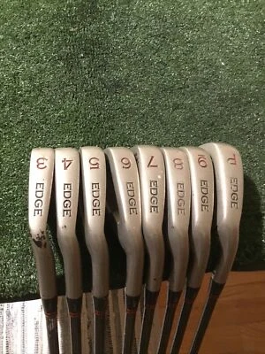 Ben Hogan Edge GCD Midsize Irons Set 3-PW Stiff Apex 4 VCP Black Steel Shafts - Image 1 of 4