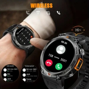 Reloj inteligente deportivo para hombre: iluminación LED, contestar/hacer llamadas, deportes al aire libre - Imagen 1 de 20