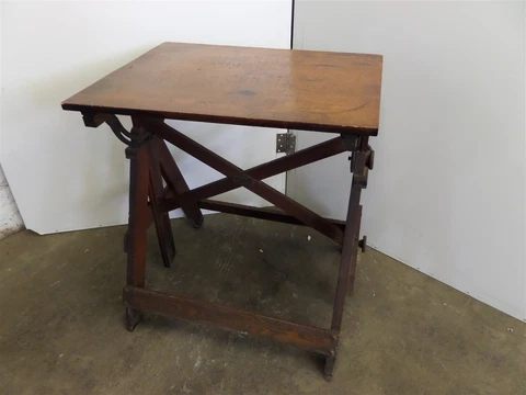 Antique Keuffel & Esser Drafting Table Cover