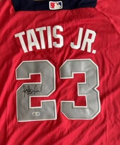 FERNANDO TATIS JR. SIGNED SAN DIEGO PADRES JERSEY ALL STAR GAME BECKETT BAS - Picture 1 of 5