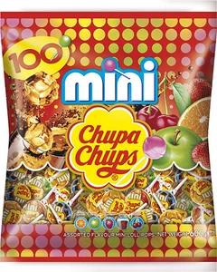 Chupa Chups Mini Classic Lutscher Lollis 5 Geschmacksrichtungen 100er Beutel - Bild 1 von 8