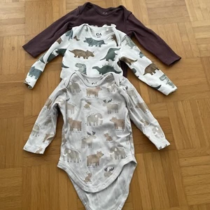 C&A Baby, 3 Langarmbodies, Mehrfarbig, Größe 74 - Bild 1 von 6
