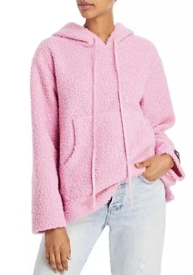 STAUD Bear Hoodie Rosebud Pink Size S BNWT - Image 1 of 4