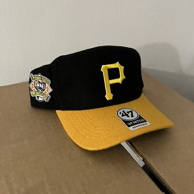 NUEVO CON ETIQUETAS Pittsburgh Pirates Snapback Hat Hitch 47 Brand 1994 All Star Game parche lateral Foto 1 de 4