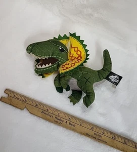 Jurassic Park World 2022 Plüsch Dilophosaurus mit Sounds Dinosaurier 7 Zoll Dominion - Bild 1 von 5
