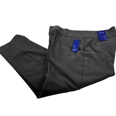 Apt 9 Mujer Talla 12 Capri Brynn Tiro Medio Gris Nuevo Con Etiquetas Foto 1 de 4