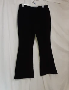 No Boundaries Women's Black Corduroy Flare Pants Juniors High Rise Size XXL (19) - Picture 1 of 3