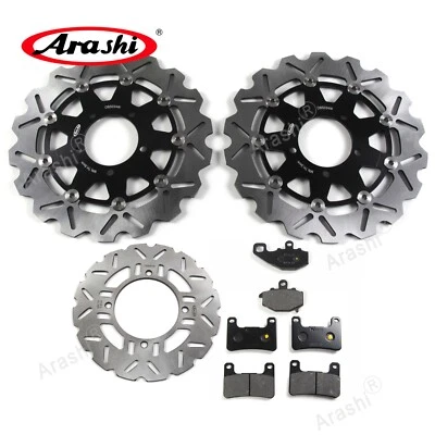 Front Rear Brake Discs and Pads For Kawasaki Z1000 2010-2013 Z 1000 SX 2011-2019 - Изображение 1 из 4