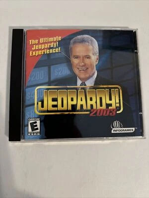 Jeopardy 2003 PC Game Windows 98 AlexTrebek Computer Game - Image 1 of 2
