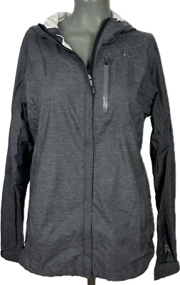 Chaqueta de Lluvia Paradox Ligera Totalmente Grabada Embalable Gris Cremallera Completa Capucha M 0184 Foto 1 de 4