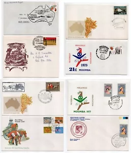 1972 - 1977 Australia Souvenir Covers with Pictorial Postmarks (Eight) - Picture 1 of 2