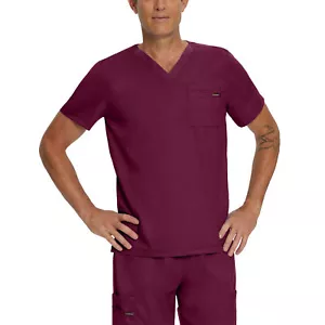 Landau ProFlex Unisex 2-Pocket V-Neck Scrub Top - 4259 FREE SHIPPING! - Picture 1 of 9