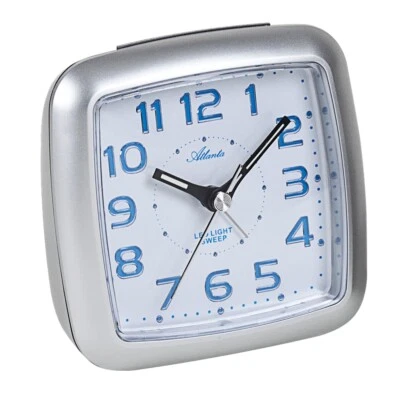 ATLANTA Top-Marke Quarz Wecker leiser Gang Weck Wiederholung Licht 1974/ - Bild 1 von 4