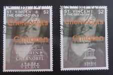St Vincent 1997 10th Ann Chernobyl Nuclear Disaster SG3690/1 used as photo