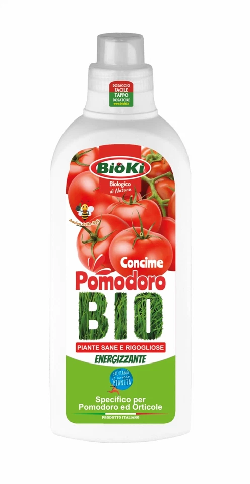 BIOKI concime energizzante per pomodoro, con estratti vegetali x A. Biologica 1 kg