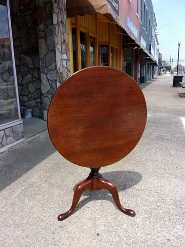 Fantastic Mahogany Tilt Top Tea Table by Hickory Chair 20thc Cover