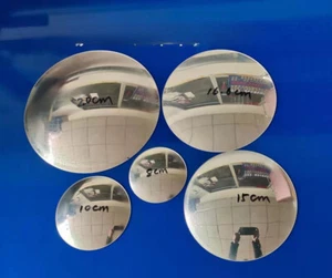 Espejo acrílico espejo convexo lente convexa superficie lentes gran angular 15-50 cm - Imagen 1 de 8