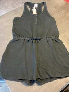 Women’s Shorty Black Romper Size LARGE NWT - Picture 1 of 10