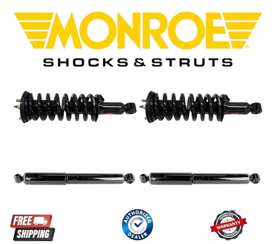 NUEVO PREMIUM GENUINO MONROE Kit de suspensión completo apto para Nissan Xterra 2005-2015 Foto 1 de 1