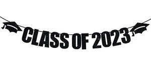 Class of 2023 Banner 2023 Graduation Party Decorations Supplies Congrats Grad... - Picture 1 of 7