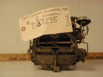 1967 CADILLAC ELDORADO ROCHESTER QJET 4 BBL CARBURETOR PART# 7027235 - Image 1 of 4