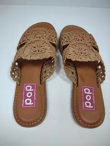 Pop Comfort Fit Women's Slide On Sandals Size 9M Sea Shore NWOT - Picture 1 of 6