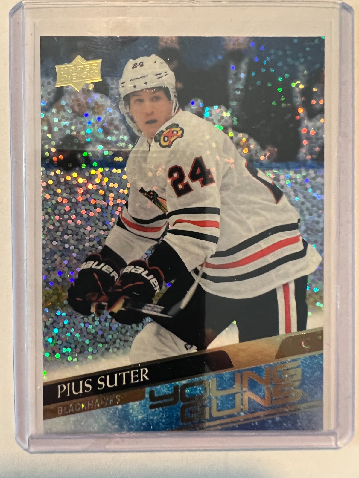 RARE: 2020-21 UD Series 2 Young Guns - SPECKLED RAINBOW - Pius Suter #484