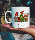Personalised Christmas Gnome Mug