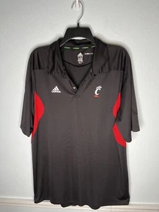 Adidas Cincinnati Bearcats UC Golf Polo Shirt Mens XL Climalite Football - Picture 1 of 4