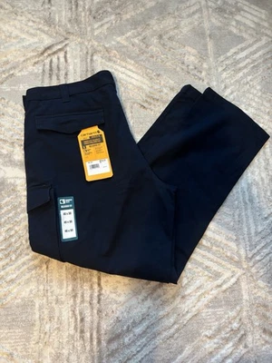Carhartt BN3574 M Rugged Flex Canvas Relaxed Fit Cargo Work Pants 40x30 Navy NWT - Image 1 of 4