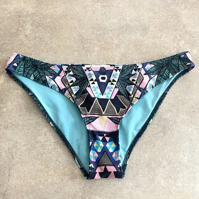 Biquíni Mara Hoffman Feminino Tamanho Médio Geométrico Preto Multicolorido - Imagem 1 de 4