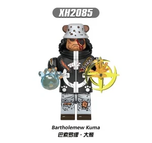 2 inch Custom One Piece Bartholomew Kuma Minifigure with Base/Power, New/Mint - Picture 1 of 1