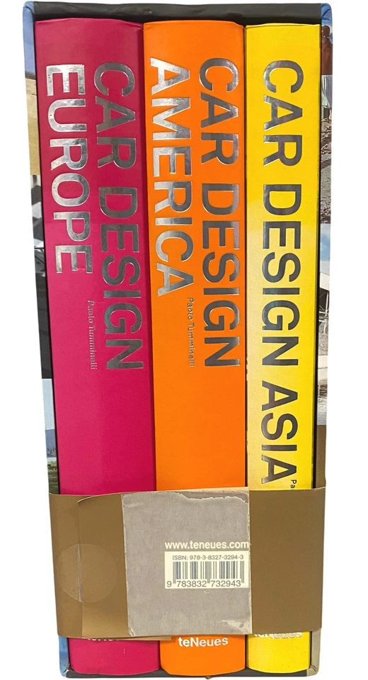 Car Design Europe America Asia Box Set by Paolo Tumminelli Hardcovers - Image 1 of 4