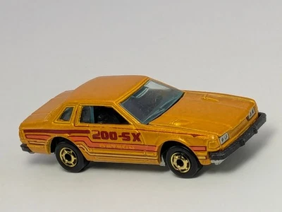 Vintage Hot Wheels 1981 Hot Ones Gold Datsun 200 SX Opening Hood Diecast JDM - Image 1 of 4