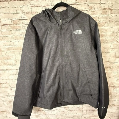 North Face Millerton Jacket Hooded Mens Charcoal Outdoor Hiking Zip Dryvent XL - Image 1 of 4