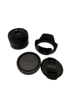 SONY E 35mm F1.8 OSS (SEL35F18) for Sony E mount Lens Hood Front & Back Caps - Picture 1 of 22