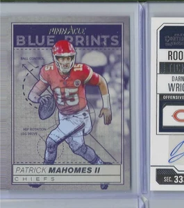 2024 Panini Encore Pinnacle Blue Prints Patrick Mahomes II #7 Kansas City Chiefs - Bild 1 von 2