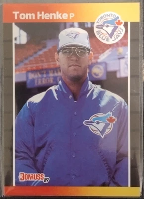 1989 Donruss - Tom Henke #385 *Denotes* Next to PERFORMANCE - Image 1 of 2