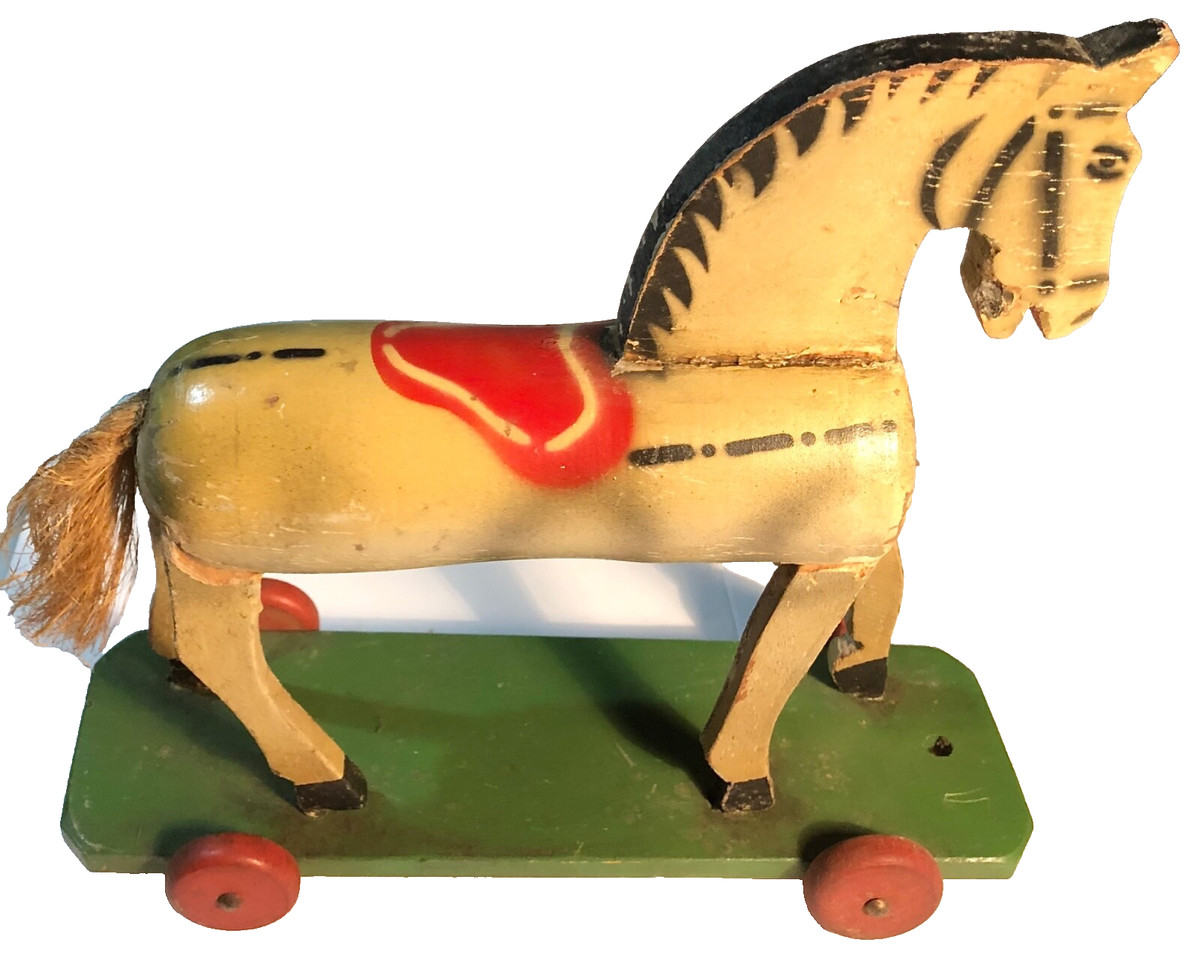 おもちゃの木馬　ヴィンテージ　アート　アンティーク風　古美術　インド　サーカス しかけ絵本 International Circus mini ～インターナショナル