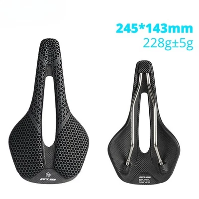 Cojín de impresión 3D para bicicleta Road Mountain asiento de arco de acero cojín de riel de carbono Foto 1 de 4