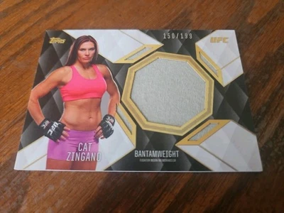 2016 Topps UFC Top of the Class TOC Relic Card #150/199 Cat Zingano #TCR-CZ - Image 1 of 4