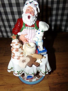 Pillsbury Doughboy 2000 Danbury Mint Santas Little Helper Figurine Christmas - Picture 1 of 19