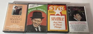 FRANK SINATRA 4 Cassette Tape Lot Gold Christmas Just one Those Things Thought - Picture 1 of 4