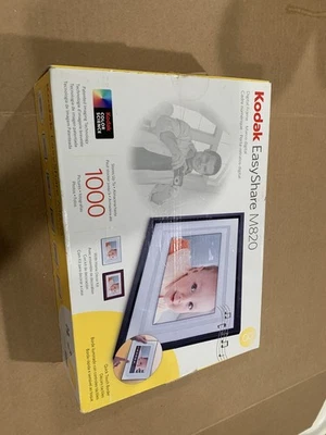 Kodak M820 Digital Frame-8” Wide 800 x 480 Pixel Screen-Store Up To 1,000 Images - Image 1 of 3