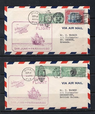 US - First Flight Covers(4,1926^1929) VF, CDS cancels, CV N/A, see desc. - Image 1 of 4